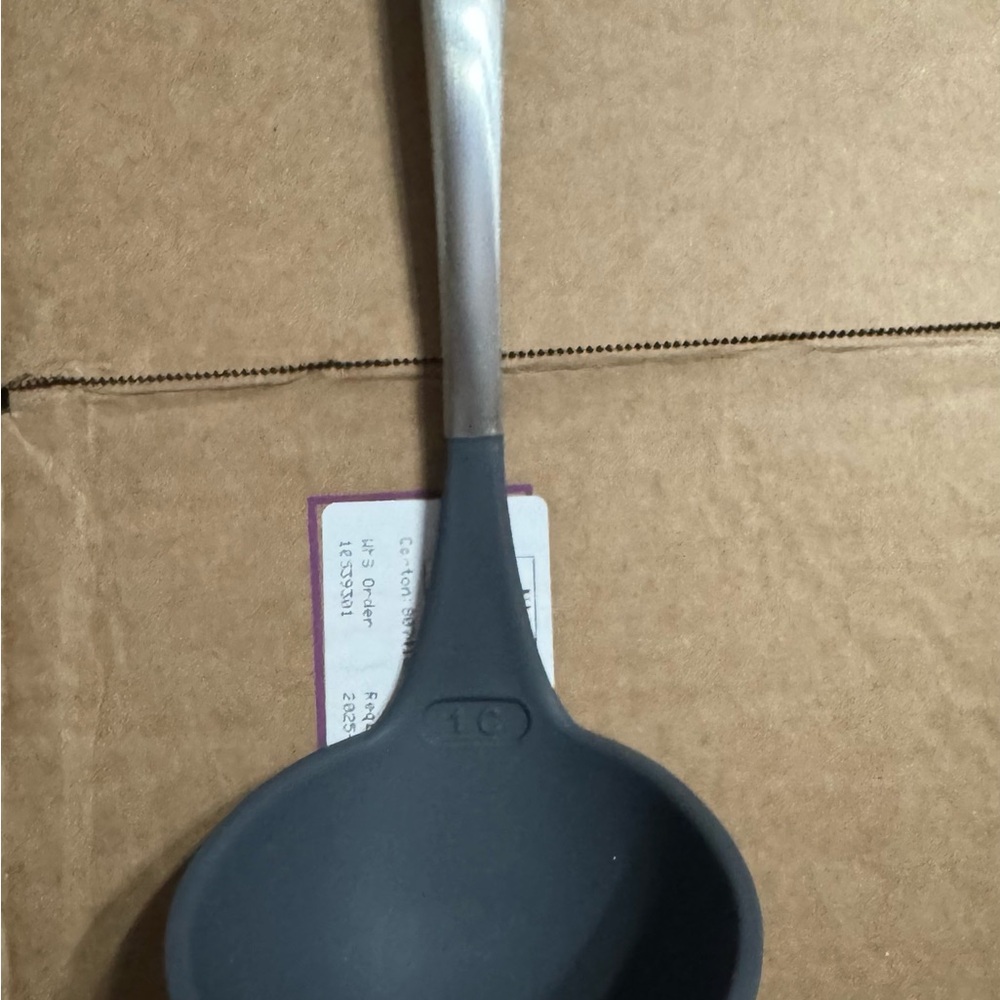 New Gray Silicone Ladle